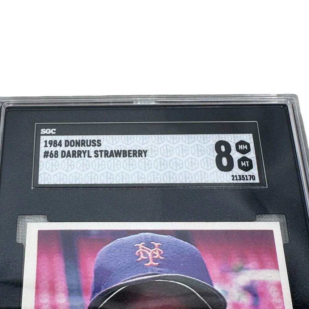 1984 Donruss #68 Darryl Strawberry New York Mets SGC 8 NM-MT Rookie Year Card